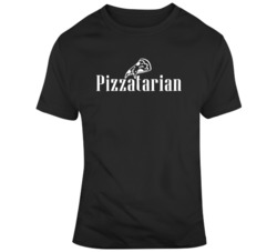 Funny Pizzatarian Dad Mom Gift Pizza Lover  T Shirt