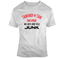 Retro Comedy Sanford And Son We Buy And Sell Junk Tv Show Fan  T Shirt
