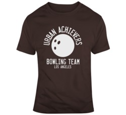 The Big Lebowski Urban Achievers Bowling Team LA T Shirt