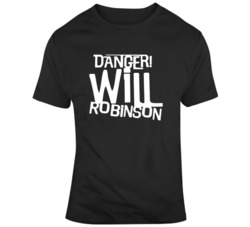 Retro TV Show Lost In Space Danger Will Robinson T Shirt