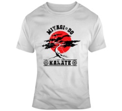 Karate Kid Movie Miyagi Do Karate Movie Fan Distressed   T Shirt