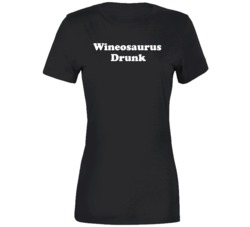 Funny Wineosaurus Drunk Christmas Party Friends  T Shirt