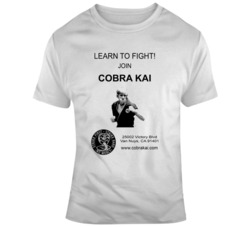 Cobra Kai Karate Kid Flyer Strike First Strike Hard No Mercy Johnny La