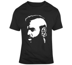Clubber Lang Silhouette Rocky 3 Prediction Pain Movie Fan  T Shirt
