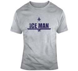 Top Gun Movie Ice Man Distressed Cool Movie Fan  T Shirt
