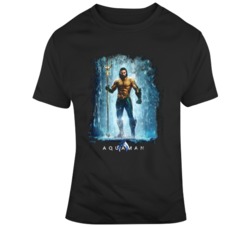 Aquaman 2018 Movie Poster  T Shirt