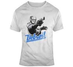 Retro Movie Robocop Detroit Movie Fan Distressed v2 T Shirt