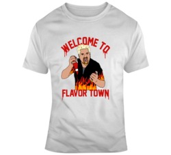 Welcome to Flavor Town Guy Fieri Funny Food  T Shirt