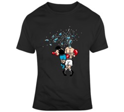 NINTENDO TYSON'S PUNCH OUT MAC GLASS JOE Cool Video Game Fan  T S