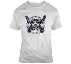 Trigger Twins Elseworlds Supergirl Flash Green Arrow Fan Distressed T 
