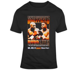 Evander Holyfield vs Chris Byrd Boxing Fight Poster Boxing Fan T Shirt