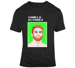 Canelo Alvarez 8 Bit Mike Tyson Punch Out Parody Boxing Fan  T Shirt