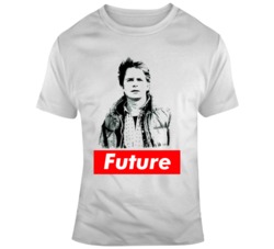 Marty McFly Back to The Future Movie Fan Future  T Shirt