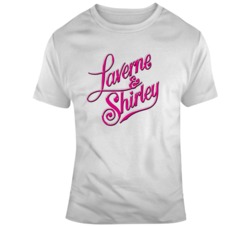 Laverne and Shirley Retro 80's 70's Sitcom Fan  T Shirt