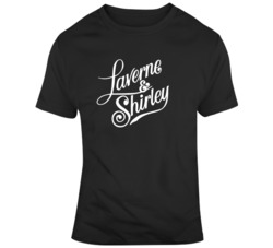 Laverne and Shirley Retro 80's 70's Sitcom Fan v2 T Shirt
