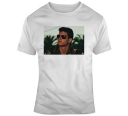 Classic 80's Movie Top Gun Maverick Glasses Movie Fan T Shirt