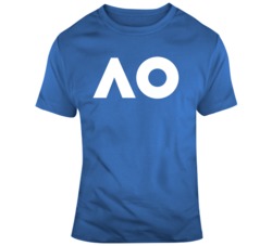Australian Open Championship Tennis Fan Blue T Shirt