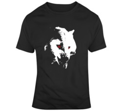 Game of Thrones Jon Snow Dire Wolf Ghost v2 T Shirt