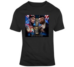Anthony Joshua vs Jarrell Big Baby Miller Boxing Fight Poster T Shirt