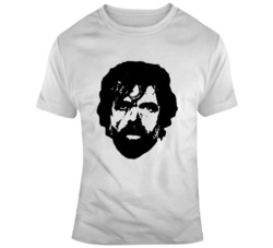 Game of Thrones Tyrion Lannister Big Face Silhouette Fan  T Shirt