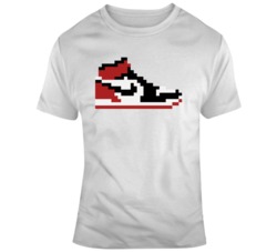 Jordan 1s 8 Bit Retro Fan  T Shirt