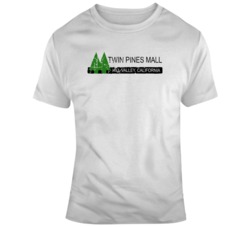 Back to the Future Classic 80's Movie Twin Pines Mall Distressed 