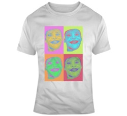 Retro Batman Movie Joker Warhol Style Movie Fan  T Shirt
