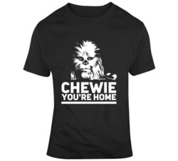 Chewbacca Silhouette Peter Mayhew Tribute Chewie You're Home  T S