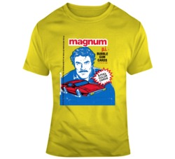 Retro Bubblegum Magnum PI Sticker Tv Show  T Shirt