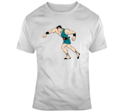 Retro Cartoon The Mighty Hercules  T Shirt
