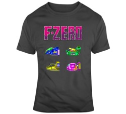 Retro SNes Arcade Game F-Zero Video Game Fan T Shirt