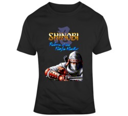 Retro  Game Shinobi 3  Return of the Ninja Master Video Game Fan T Shi