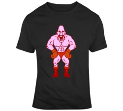 Soda Popinski Retro Classic Video Game Character Fan  T Shirt