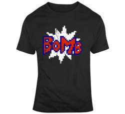 Retro Classic Video Game  Bomb Super Mario 2 Fan T Shirt