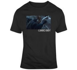 Jon Snow Ghost Good Boy Series Finale Game of Thrones Fan T Shirt