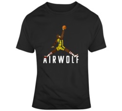 Airwolf Teen Wolf Movie Fan Parody T Shirt