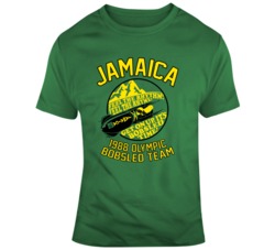 Jamaica 1988 Olympic Bobsled Team Funny Cool Runnings Movie Fan T Shir