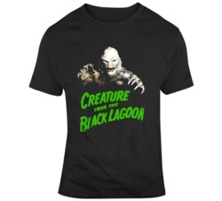Retro Movie Creature from The Black Lagoon Movie Poster T Shirt