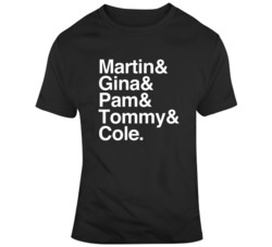 Martin Cast Martin Lawrence TV Show Comedy Sitcom List T Shirt