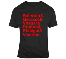 Targaryen Dragons Game of Thrones Fan  T Shirt