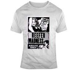 Retro Cult Classic Movie Reefer Madness Movie Poster Fan T Shirt