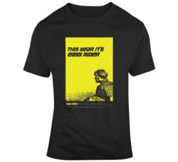 Retro Movie Easy Rider Movie Poster Fan T Shirt