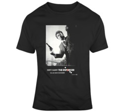 Retro Movie The Enforcer Movie Poster Fan T Shirt