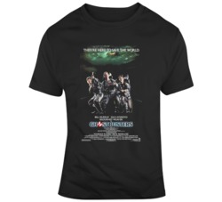 Retro Movie Ghostbusters Movie Poster Fan T Shirt