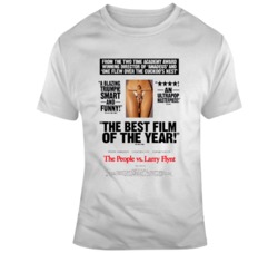 The People vs Larry Flint Movie Poster Fan  T Shirt