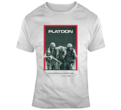 Retro Movie Platoon Movie Poster Fan v2 T Shirt