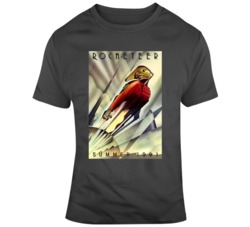 Retro Movie The Rocketeer Movie Poster Fan T Shirt