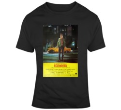 Retro Classic Movie Taxi Driver Movie Poster Fan  T Shirt