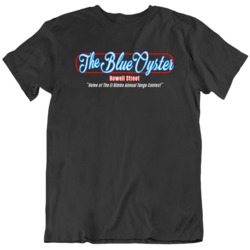 The Blue Oyster Police Academy Inspired Retro Movie fan T Shirt