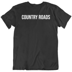 John Denver Country Roads Music Lover  T Shirt